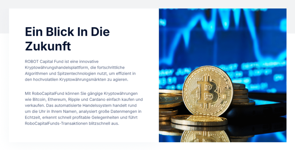 ROBOCapitalFund.com Bewertung: Revolutioniert Ihre Handelsweise